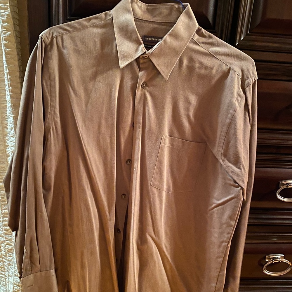 Geoffrey Beene Men’s Dress Shirt - tan